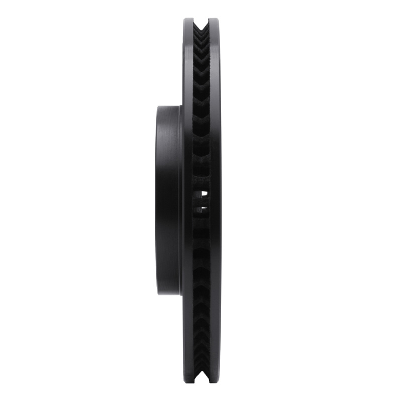 Mazda CX-9 Brake Rotor (1) - Rear Right - R1 Concepts - Drilled & Slotted - Black - `07-`15